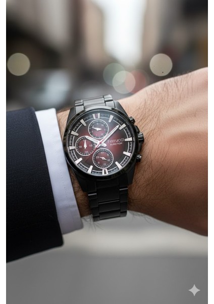 Erkek Kol Saati Siyah Renk, Siyah Kadran – Şık Metal Kordon, 2 Yıl Garantili modelleri