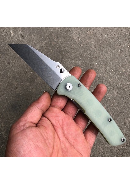 Main Street | Başparmak Sapı Jade G10 Sap | 154CM Çelik Çakı | T1015B1 indirimleri