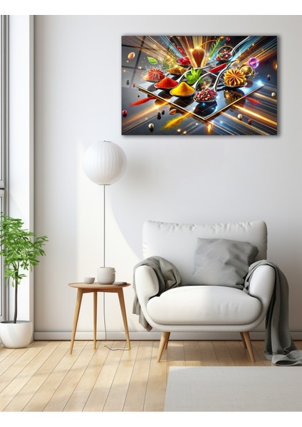 Rengarenk Dünya Haritası Cam Tablo fırsatları