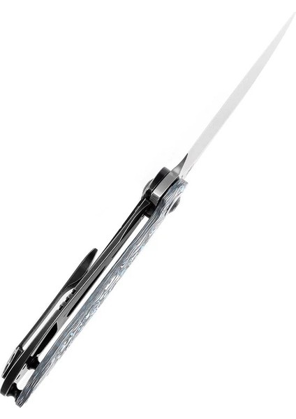 Prometheus | Katlanır Bıçak | Mavi Whire Nebula Karbon Fiber Sap | Damascus Çelik Çakı | K1040A3 fırsatları