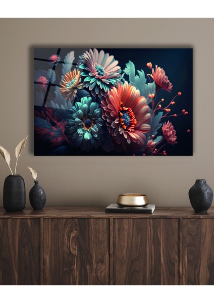 Rengarenk Kadın Nü Sanatı Cam Tablo fırsatları