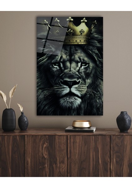 Aslan Kral Cam Tablo fırsatları