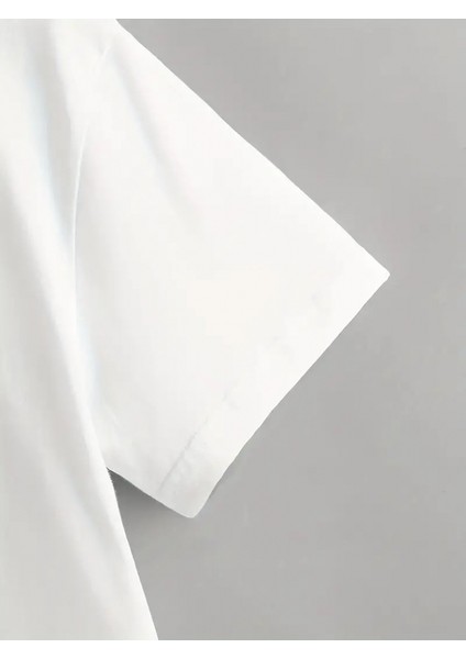 Erkek Kısa Kollu Bisiklet Yaka Baskılı Süprem Tişört indirimleri