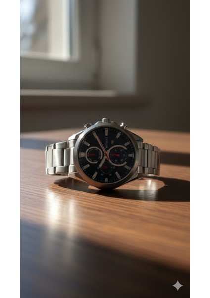 Erkek Kol Saati Gümüş Renk, Lacivert Kadran – Şık Metal Kordon, 2 Yıl Garantili fiyatları