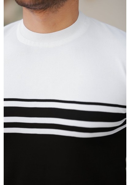 Erkek Çizgili Kısa Kollu T-Shirt modelleri