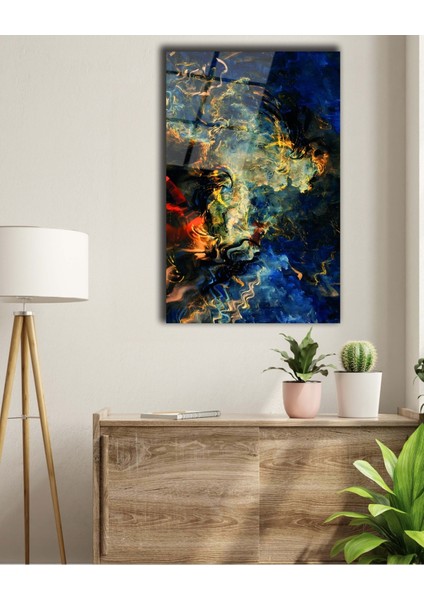 Rengarenk Elma Cam Tablo modelleri