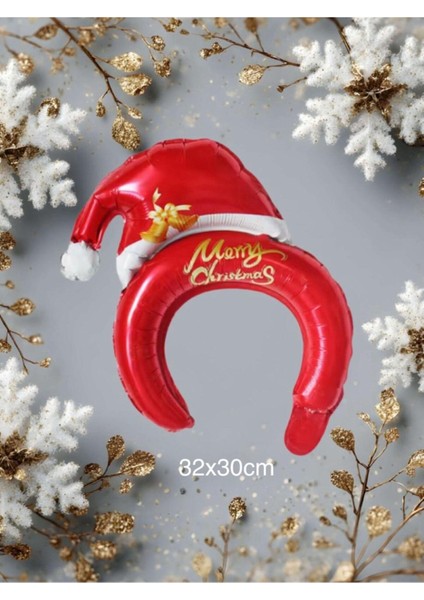 Yılbaşı Temalı Çiftlere Özel Taç ve Balon Seti, Noel Baba ve Kardan Adam Figürleri modelleri