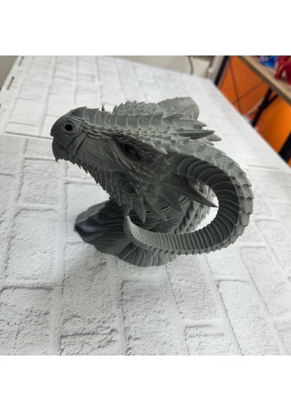 Asılabilir / Masaüstü Ejderha Modeli 3D Dekoratif Heykel 22X17 cm fırsatları