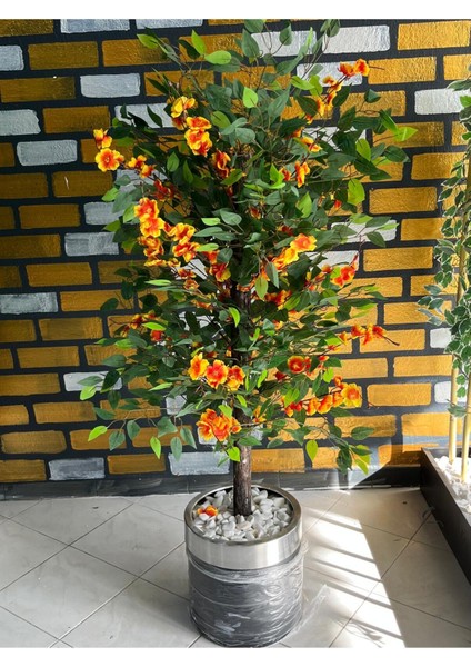 Yapay Benjamın Bahardalı 150 cm Lux Metal Saksı Dahıl modelleri
