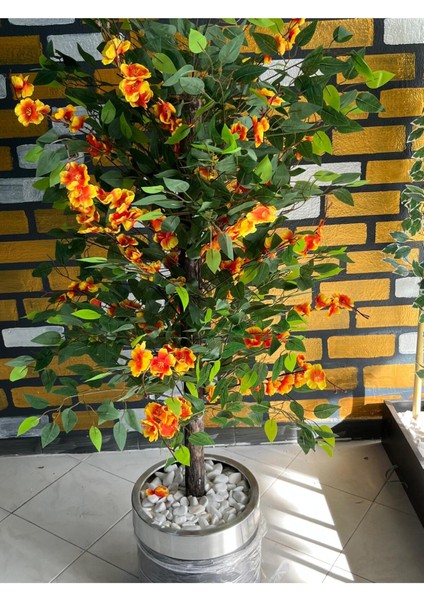Yapay Benjamın Bahardalı 150 cm Lux Metal Saksı Dahıl fırsatları