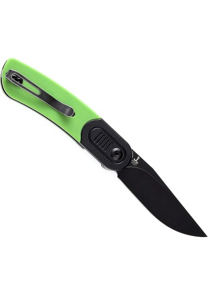 Reverie | Siyah ve Yeşil G10 Sap | Siyah Taş Yıkama 154CM Çelik Çakı | T2025B2 modelleri