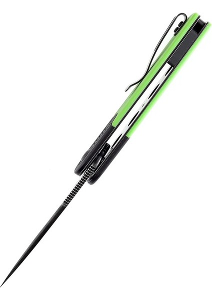 Reverie | Siyah ve Yeşil G10 Sap | Siyah Taş Yıkama 154CM Çelik Çakı | T2025B2 indirimleri