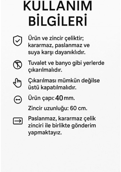 Siyah Hilye-I Şerif Yazılı Paslanmaz Kararmaz Çelik Kolye Çelik Zincir (Unisex) fiyatları