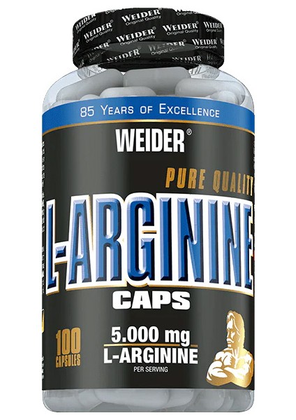 L- Arginine Nitrix Oxide Booster 5000MG 100 Caps