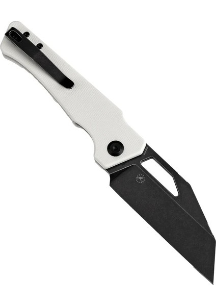 Egress | Beyaz G10 Sap | Siyah Taş Yıkanmış 14C28N Çelik Çakı | T1033A4 modelleri