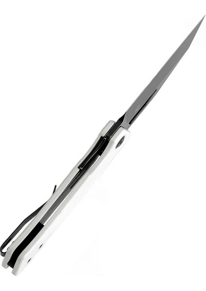 Egress | Beyaz G10 Sap | Siyah Taş Yıkanmış 14C28N Çelik Çakı | T1033A4 indirimleri