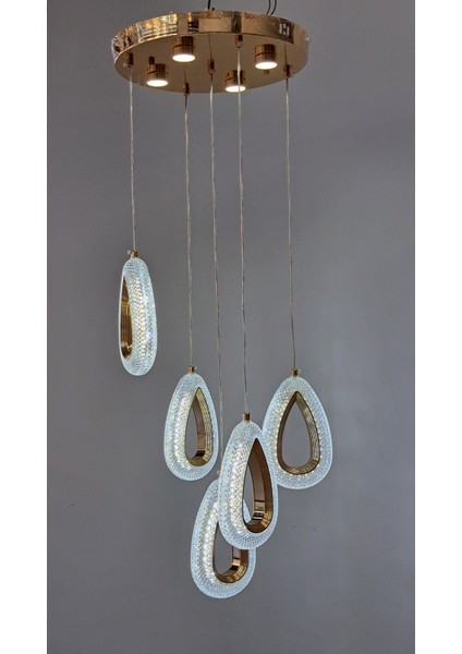 Üç Renk LED Sarkıt Avize modelleri