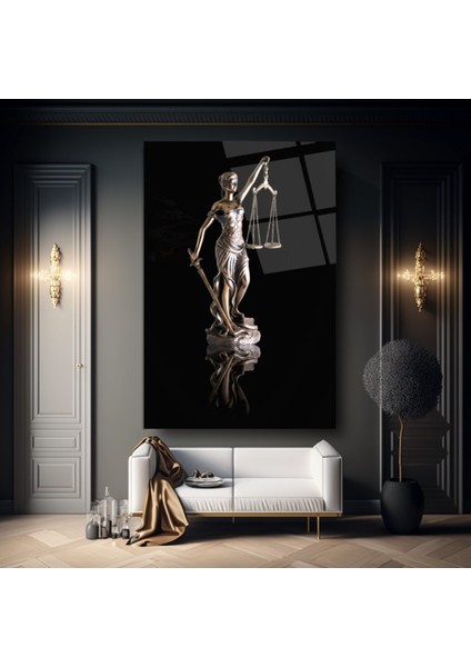 Avukat Ofisine Hediye Themis Heykeli Adalet Heykeli Kırılmaz Cam Tablo Ev Ofis Iş Yeri Hediryesi fiyatları