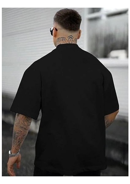 Erkek Bisiklet Yaka Kısa Kol Baskılı Tshirt fiyatları