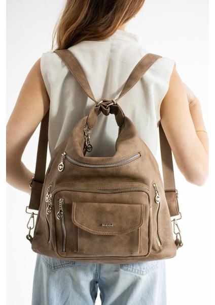 Büyük Boy Yumuşak Deri Hem Sırt Hem Omuz Çantası 540 fiyatları