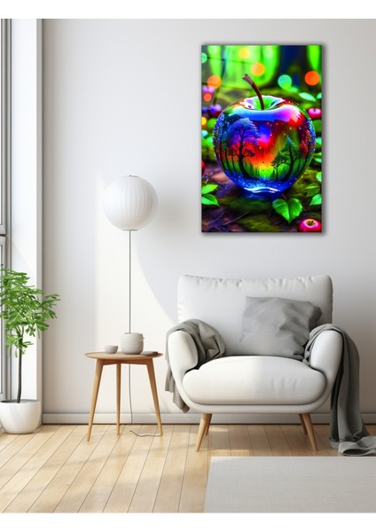 Rengarenk Elma Cam Tablo modelleri