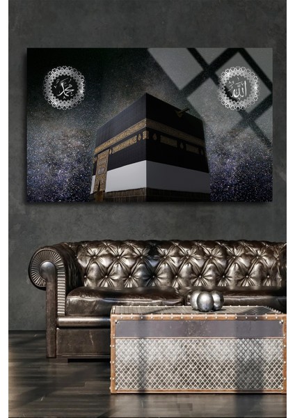 Mekke Dini Islami Kırılmaz Cam Tablo Ev Ofis Iş Yeri Hediryesi fiyatları