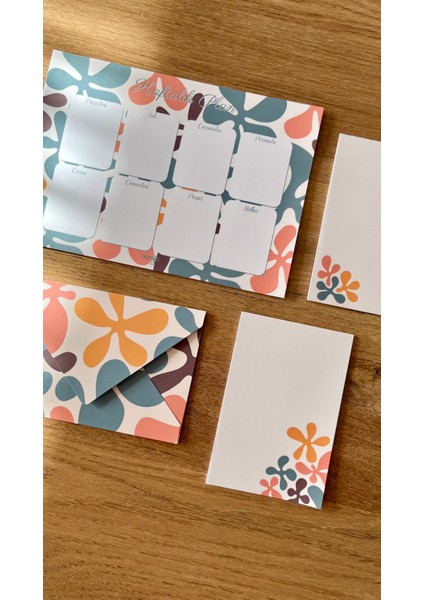 Planlayıcı Set Desenli 50 Yp. + Zarf fiyatları