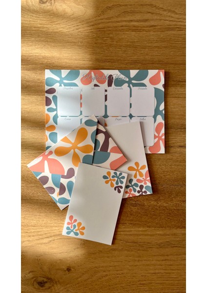 Planlayıcı Set Desenli 50 Yp. + Zarf modelleri