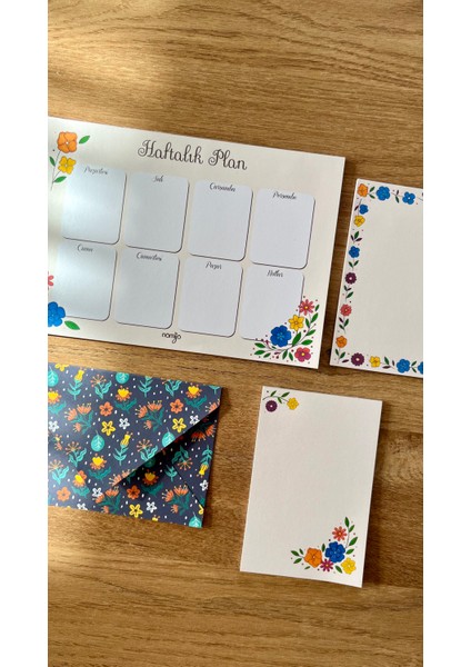 Planlayıcı Set Desenli 50 Yp. + Zarf fiyatları