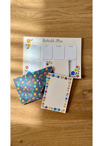 Planlayıcı Set Desenli 50 Yp. + Zarf modelleri