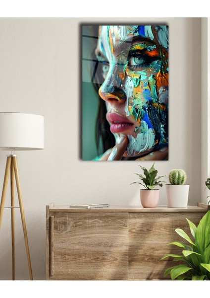 Rengarenk Baykuş Cam Tablo fırsatları