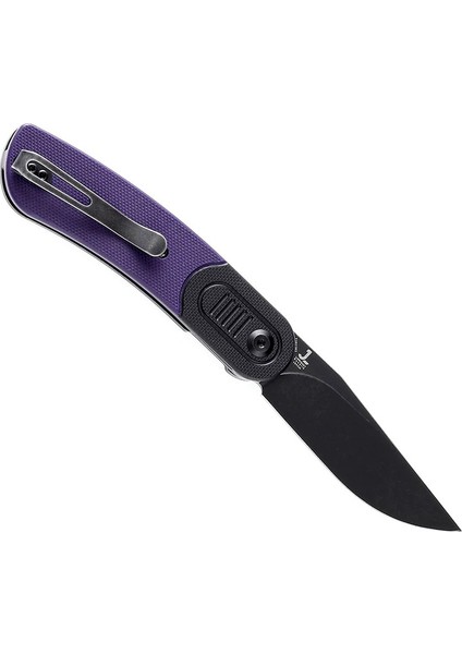 Reverie | Siyah ve Mor G10 Sap | Siyah Taş Yıkama 154CM Çelik Çakı | T2025B5 modelleri