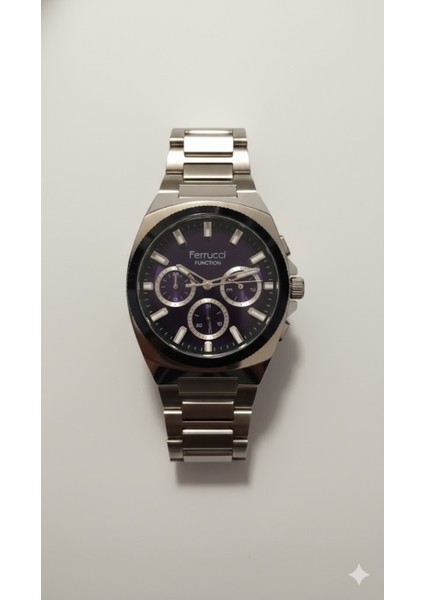 Erkek Kol Saati Gümüş Renk, Siyah Kadran – Şık Metal Kordon, 2 Yıl Garantili