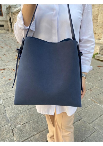 Süet Toka Detaylı Taba Büyük Boy Kadın Shopper Omuz Çantası fiyatları