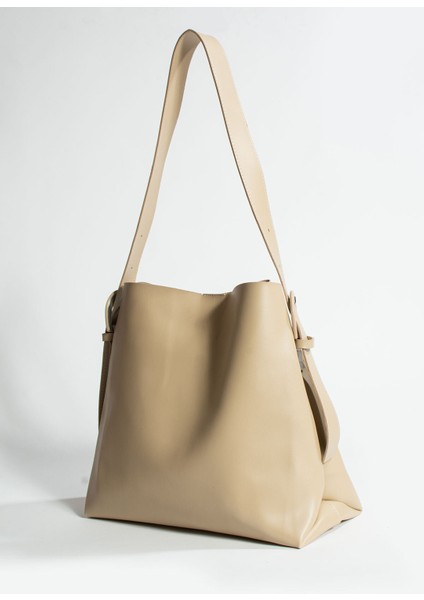 Siyah Içi Süet Yumuşak Deri Çıtçıt ve Fermuarlı Iç Bölme Büyük Boy Shopper Çanta fırsatları