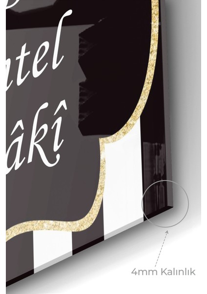 Premium Mutfak Cam Ocak Arkası Koruyucu Tezgah Ankastre Arkası Koruyucu 50X76CM | Ya Entel Ya Baki modelleri