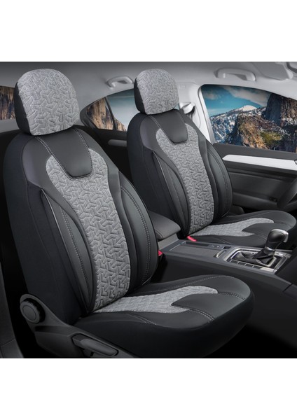 Hyundai Elantra Deri Detaylı Oto Koltuk Kılıfı Ön Arka Set Siyah Füme Siena Seri Scr fiyatları
