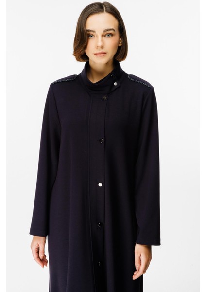 Spy El Işi Biye Taş Işlemeli Örme Spor Uzun Kap-Laci