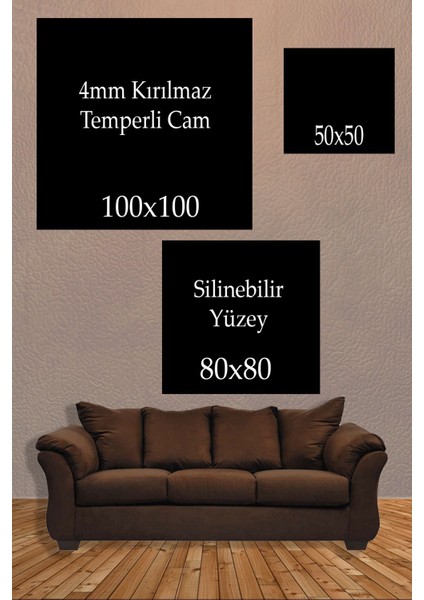 Neml Suresi Dini Islami Kırılmaz Cam Tablo, Ev Ofis Hediyesi Yüksek Çözünürlüklü 4mm Cam Tablo modelleri