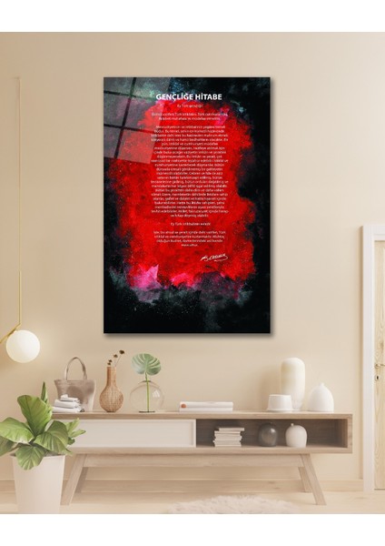 Gençliğe Hitabe Cam Tablo fiyatları