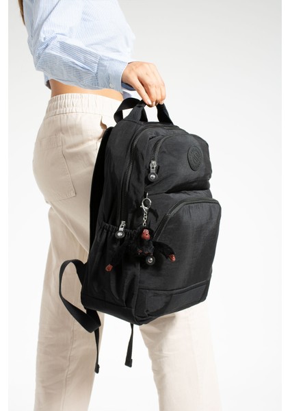 Unisex Suya Dayanıklı Kumaş Çok Gözlü Laptop Bölmeli Orta Boy Seyahat ve Okul Çantası modelleri