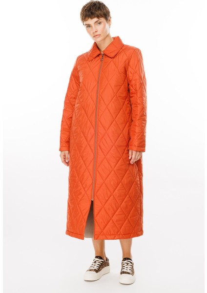 Paris Hafif Elyaf Yalıtımlı Baharlık Trençkot Kap Kaban-Kiremit fiyatları