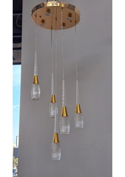 Üç Renk LED Sarkıt Avize