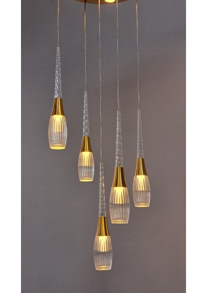 Üç Renk LED Sarkıt Avize modelleri