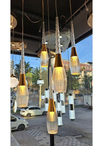 Üç Renk LED Sarkıt Avize indirimleri