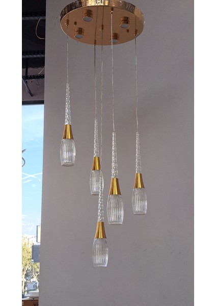 Üç Renk LED Sarkıt Avize