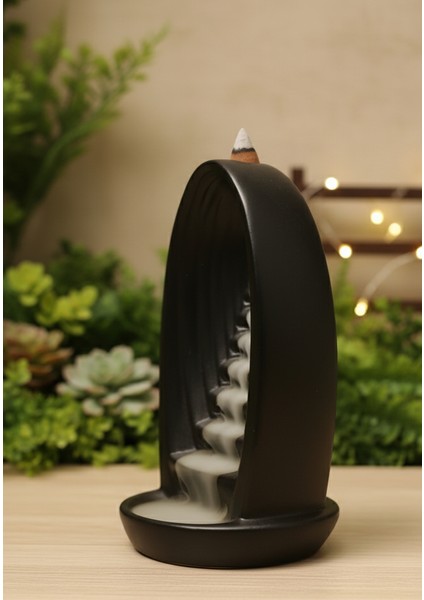 Merdiven Şelale Tasarımlı Geri Akış Tütsülüğü, Şık, Dekoratif, Ev Dekorasyon, Obje, Biblo fiyatları