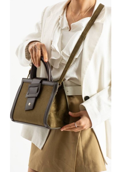 Kadın Süet Omuz Çantası