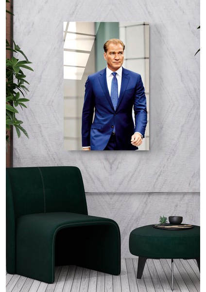 Atatürk Portresi - Yapay Zeka Tasarımlı Cam Tablo, Dekoratif Cam Tablo fırsatları