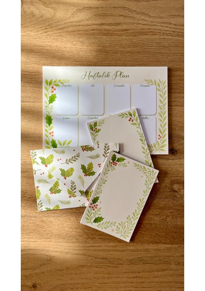 Planlayıcı Set Desenli 50 Yp. + Zarf modelleri